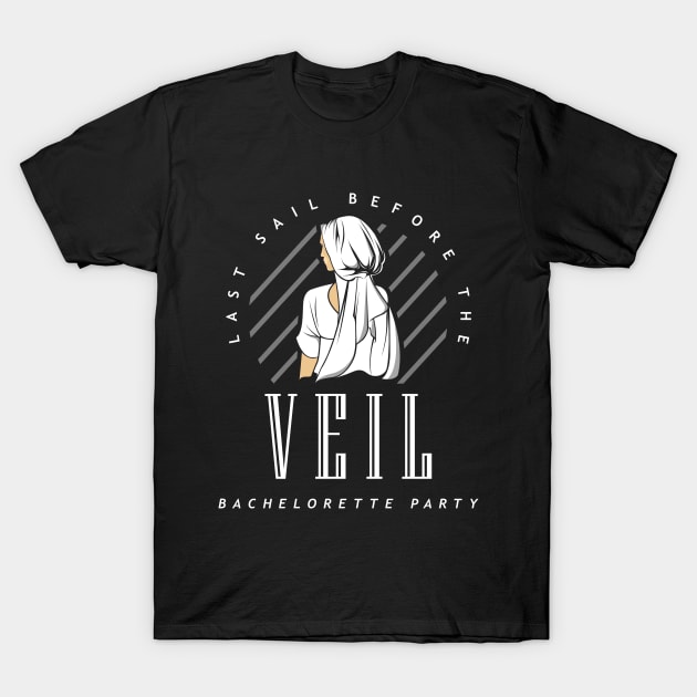 Bachelorette Party with Veil T-Shirt by Markus Schnabel